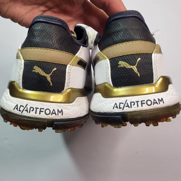 Puma PROADAPT DELTA GOLF SHOES White/Navy Size 8.5 - Picture 2 of 7